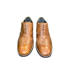 Cole Haan Wingtip Oxford Leather Shoes Men’s 11 Brown Dress Shoes Office